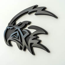 Custom 3D Badge Trackhawk Hellhawk Black logo Fender Badges Emblem
 5