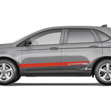 Ford Edge Doors Vinyl Rocker Panel Stripes body decal vinyl graphics sticker 2
 3