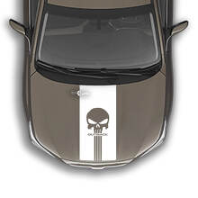 Hood Stripe Punisher Vinyl Decal Graphics Sticker fit to Suba Outback 2
 2