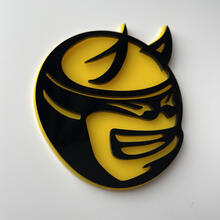 Custom 3D Badge Drag Bee Dodge Charger Challenger logo Fender Badges Emblem 2
 3