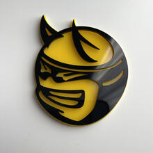 Custom 3D Badge Drag Bee Dodge Charger Challenger logo Fender Badges Emblem 2
 7