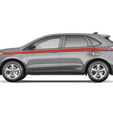 Ford Edge Line Strobe under the Windows Vinyl Rocker Panel Stripes body decal vinyl graphics sticker
 2