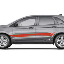 Ford Edge Line Strobe under the Windows Vinyl Rocker Panel Stripes body decal vinyl graphics sticker
 2