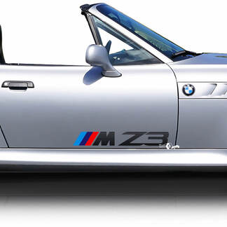 Pair BMW Z3 Side Doors Vinyl Decal Sticker
 1