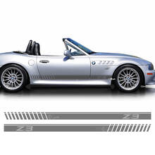 Pair BMW Z3 strobe stripes Side Doors Vinyl Decal Sticker
 2