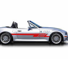 Pair BMW Z3 Z stripes Side Doors Vinyl Decal Sticker
 2