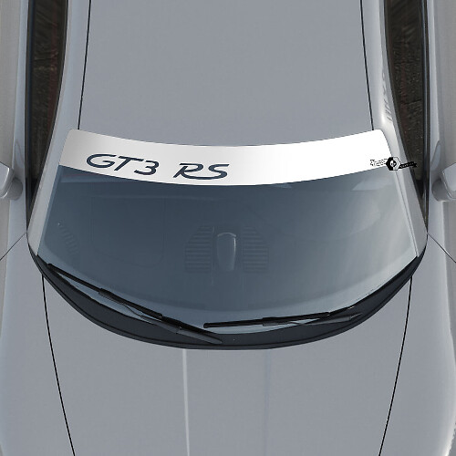 GT3 RS Logo Windshield Vinyl Decal Sticker for Porsche 911