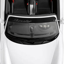 Porsche Boxster Logo Windshield with Background Stripes Kit Decal Sticker
 2
