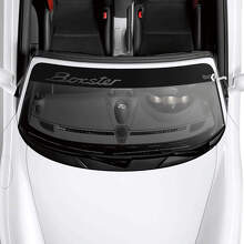 Porsche Boxster Logo Windshield with Background Stripes Kit Decal Sticker
 2