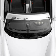Porsche Boxster Logo Windshield with Background Stripes Kit Decal Sticker
 3