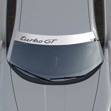Turbo GT Lettering Windshield Vinyl Decal Sticker For Porsche 911 Turbo GT 2