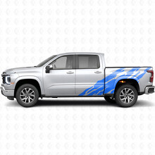Jagged Bedside Vinyl Stripes for Chevrolet Silverado 1500 Next Generation 2027_5