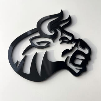 Custom 3D Badge Bull Angry logo Fender Badges Emblem
 1