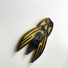 Custom 3D Badge Bee Wasp logo Fender Badges Emblem
 2