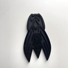 Personnalisé Badge 3D Abeille Guêpe logo Badges d’aile Emblème 3 4