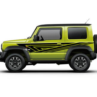 Suzuki JIMNY Side graphics Doors decal Logo Lines sticker
 1