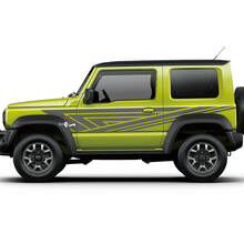 Suzuki JIMNY Side graphics Doors decal Logo Lines sticker
 3