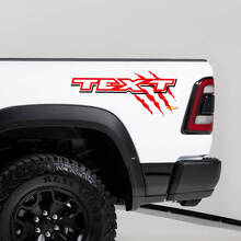 TRX Claw Marks Bed Side Vinyl Decal Pair for Dodge Ram TRX_2