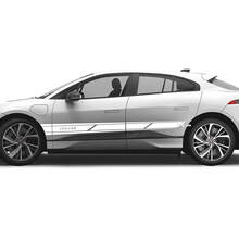 Jaguar I Pace Side Stripes Graphics Doors decal Logo Lines sticker
 3