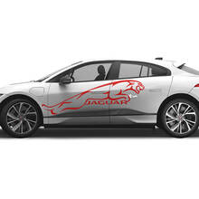 Jaguar I Pace Side Tattoo Stripes Graphics Doors decal Logo Lines sticker
 3