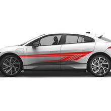 Decals for Jaguar I Pace Side Modern Stripes Graphics  Logo Lines sticker
 2