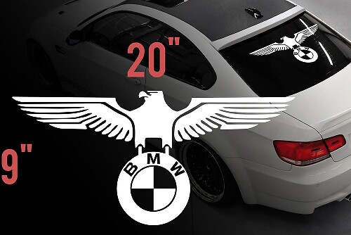 BMW Eagle German car rear window vinyl stickers decals for M3 M5 M6 e36 all
