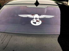 BMW Eagle German car rear window vinyl stickers decals for M3 M5 M6 e36 all
 2
