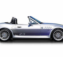 Strobe Stripes BMW Z3 Gradient Side Doors Stripes Vinyl Decal Sticker
 2