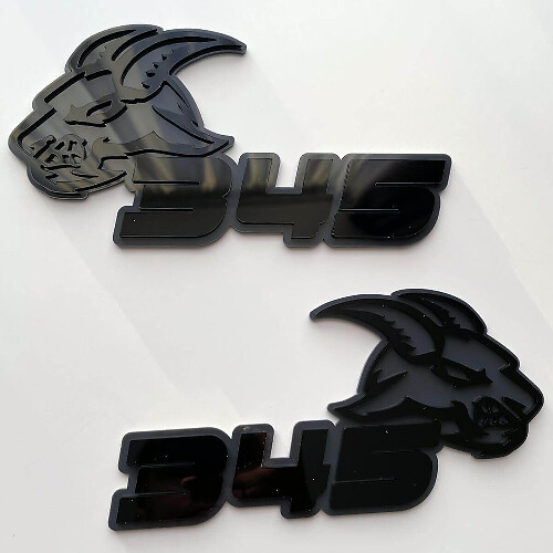 Goat 345 3D Fender Badge Emblem