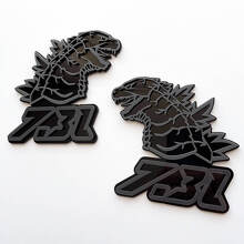 Godzilla 7.3L MEGAZILLA High Performance 7.3L 3D Badge Fender Badges Emblem 2 4