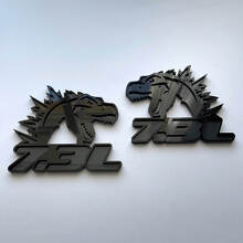 Godzilla 7.3L MEGAZILLA Performance 7.3L 3D Badge Guard Flare Badges Emblem 3