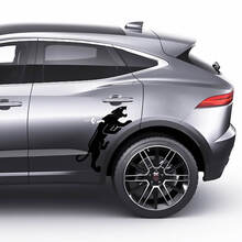 Jaguar Rear Side Wheel Arc Graphics decal Logo sticker
 3