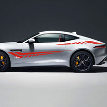 Jaguar F-Type R Side Strobe Stripes Racing Graphics Doors decal Logo sticker
 3