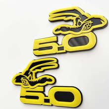 COYOTE 5.0 Guardabarros Insignias Emblema Placa 3D 3 3