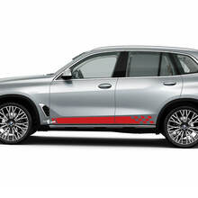 Checkered Stripes for BMW X5 G05 Side Doors Vinyl Decal Sticker
 2