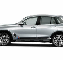 M Logo Stripes for BMW X5 G05 Side Doors Vinyl Decal Sticker
 2