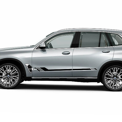 M Logo Stripes for BMW X5 G05 Side Doors Vinyl Decal Sticker
