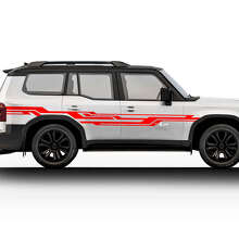 Abstract Side Doors Stripe Decal Kit for 2024 Toyota Land Cruiser Prado_2