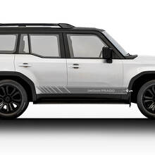 2024 Toyota Land Cruiser Prado Side Racing Stickers Decals Vinyl Stripe Graphic Stickers Decals Kit
 2