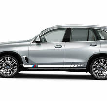 Accents M Logo Stripes for BMW G05 Side Doors Vinyl Decal Sticker
 3