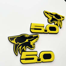 COYOTE 5.0 Guardabarros Insignias Emblema Placa 3D 4 5