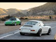 Porsche 911 Two Tone Classic Side Stripes Logo Sticker Decal Singer Style
 5