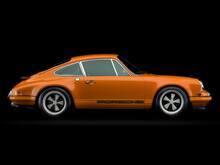 Porsche 911 Two Tone Classic Side Stripes Logo Sticker Decal Singer Style
 7