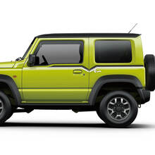Pair Suzuki JIMNY Side Doors Stripe Lines graphics decal Lines sticker 3 Colors
 2