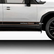 Toyota Land Cruiser Prado Vintage Style Stripes Stickers Decals Vinyl Graphic Stickers Decals Kit
 2