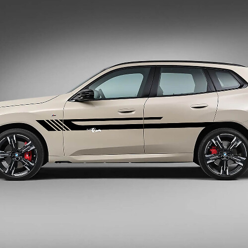 Side Doors Stripes BMW X3 G01 F25 Vinyl Decal Sticker

