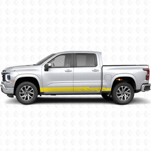 Angular Lightning Door & Rocker Panel Vinyl Stripes for Chevrolet Silverado 1500 Next Generation 2027_3
