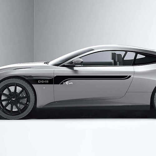 Side Doors Stripe Vinyl Decals Stickers For Aston Martin DB11 1