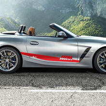 Side Door Accent Stripes with M Logo BMW Z4 Vinyl Decal Sticker
 3