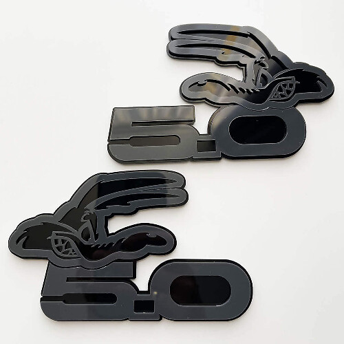 COYOTE 5.0 Ailettes de garde-boue Emblème Badge 3D 2